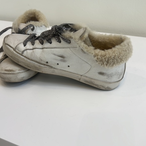 Golden Goose shearling sneakers - Picture 3 of 4